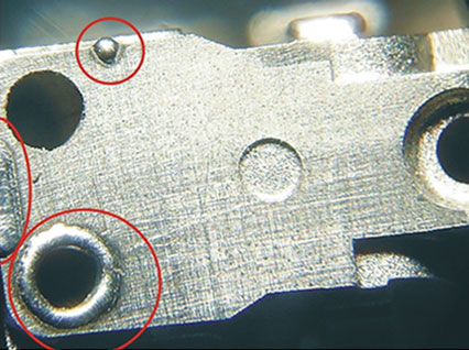 <a href='http://www.gdwjm.cn/product/3.htm' class='text_a'>模具激光焊機(jī)</a>修復(fù)模具效果